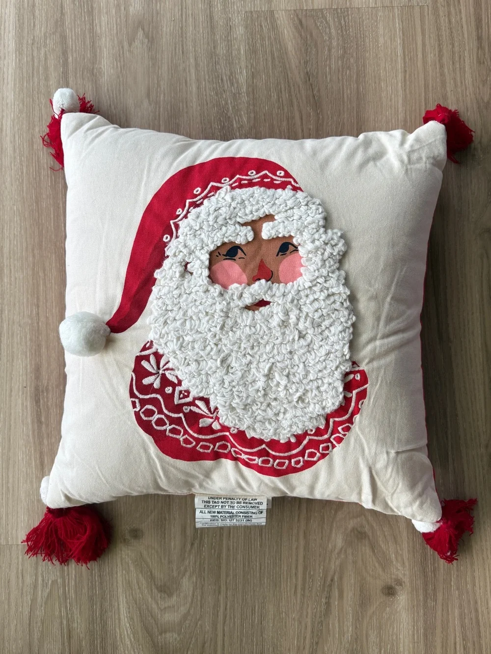 Target Santa Face Christmas Pillow